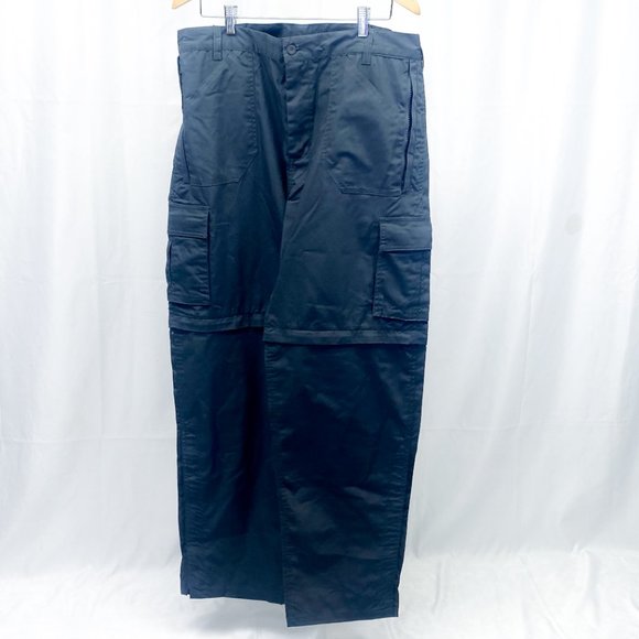 Men's All-Weather Hybrid Hiking Pants Zip Off Versatile Sports Bottoms Cargo - Picture 7 of 13